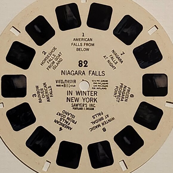 VINTAGE View Master Niagara Falls in Winter Reels x 2 American Side USA Falls - Picture 3 of 4